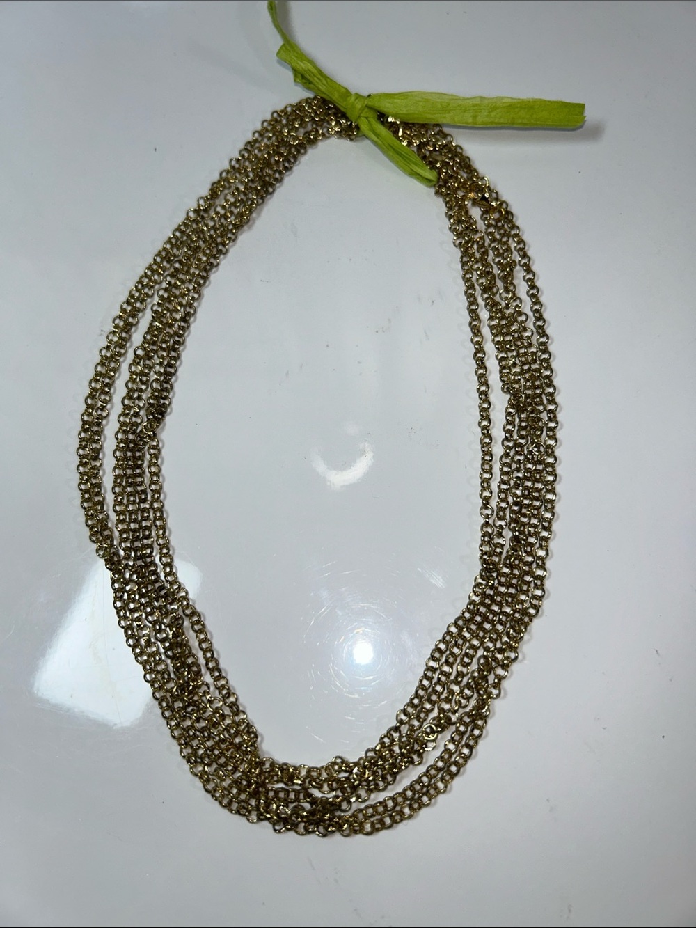 Artisan Handmade Set Of 6 Gold Plated Stainless Steel Chains 4 Jewelry Making